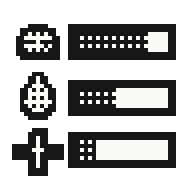 Survival meters